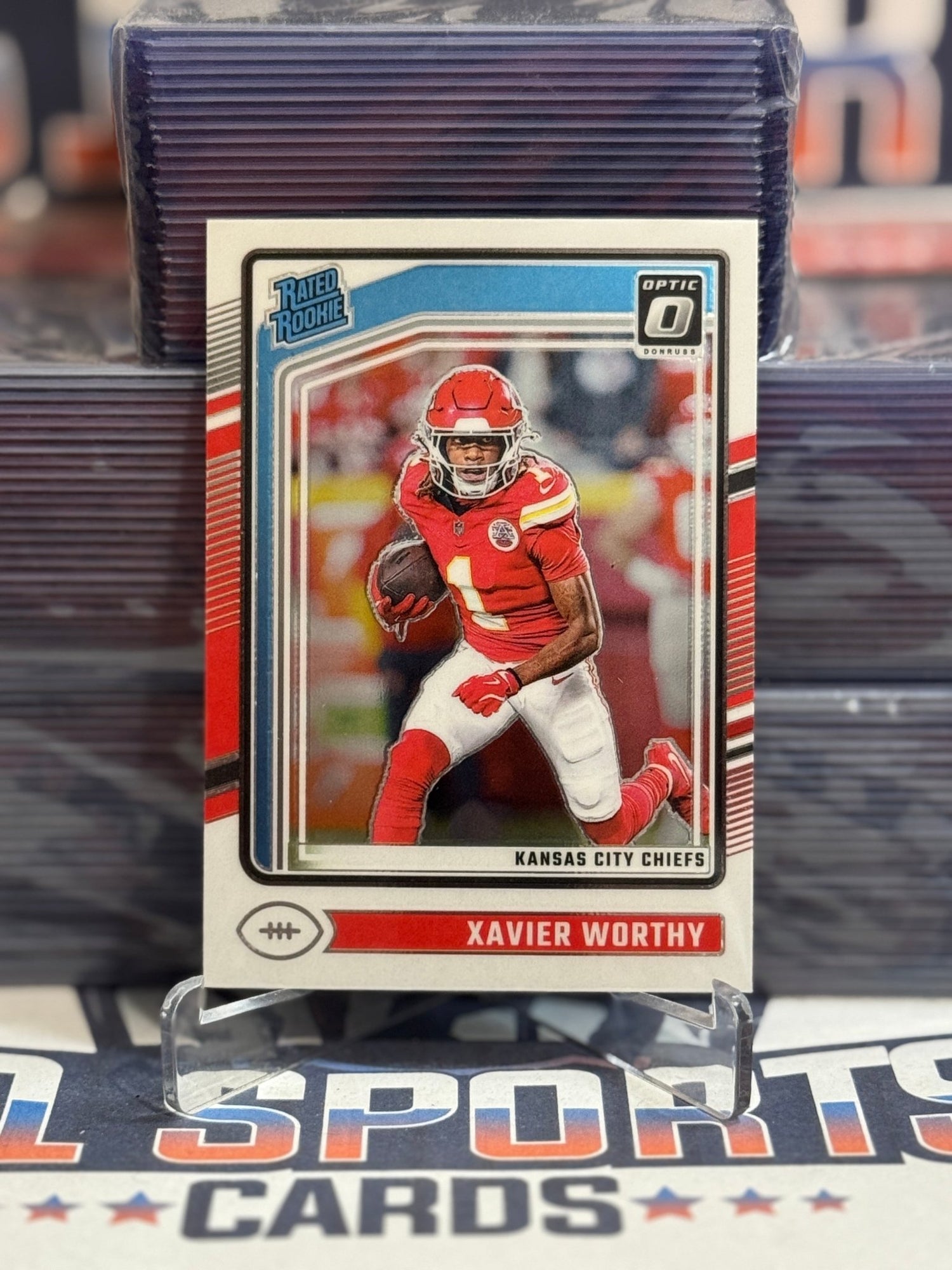 2024 Donruss Optic (Rated Rookie) Xavier Worthy 300