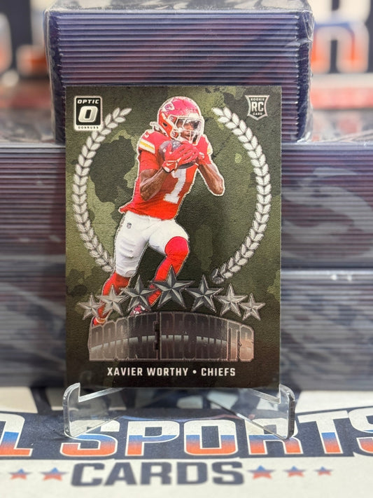 2024 Donruss Optic (Rookie Recruits) Xavier Worthy 8