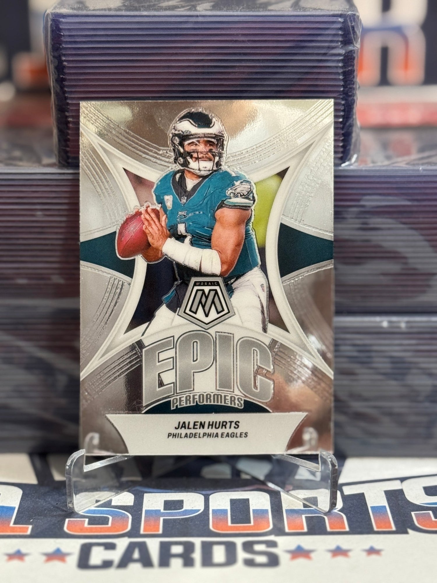 2024 Panini Mosaic (Epic Performers) Jalen Hurts EP - JH