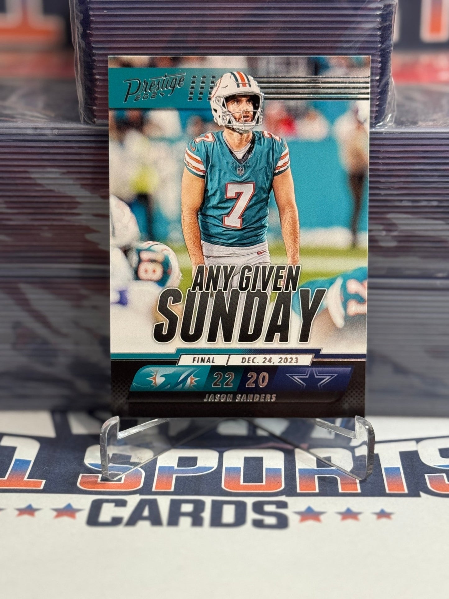 2024 Panini Prestige (Any Given Sunday) Jason Sanders #AGS - JSS