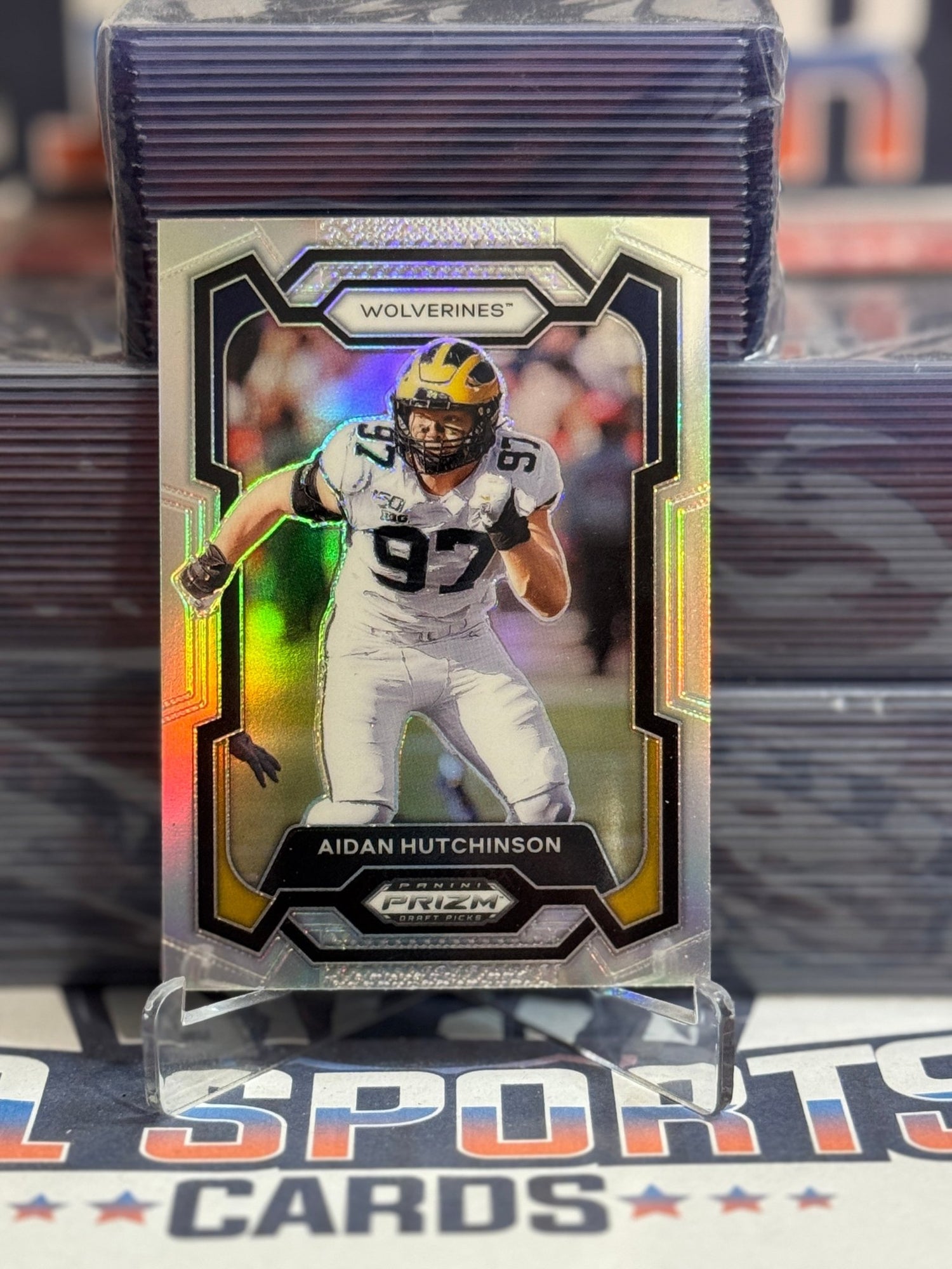 2024 Panini Prizm Draft Picks (Silver Prizm) Aidan Hutchinson 42