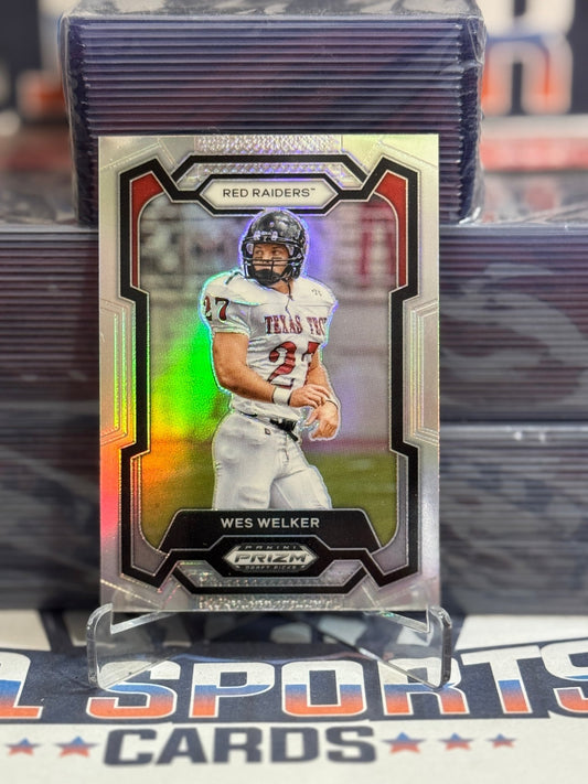 2024 Panini Prizm Draft Picks (Silver Prizm) Wes Welker 86