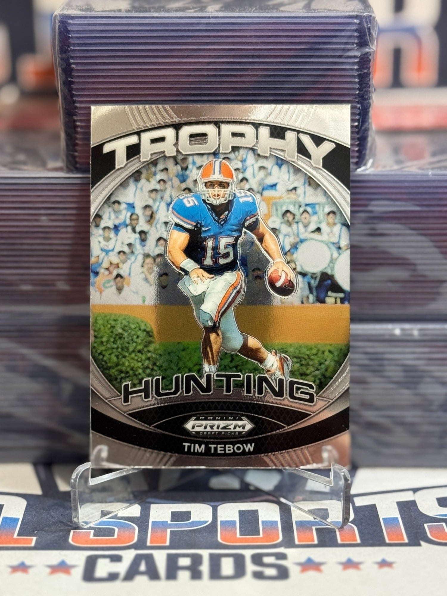 2024 Panini Prizm Draft Picks (Trophy Hunting) Tim Tebow TH - TTW