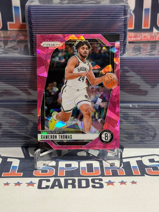 2024 Panini Prizm (Pink Ice Prizm) Cameron Thomas 91
