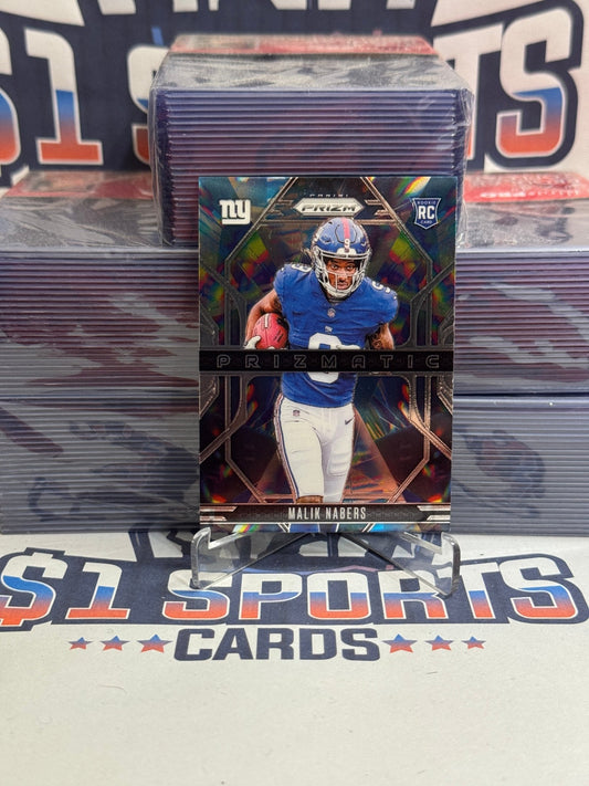 2024 Panini Prizm (Prizmatic) Malik Nabers Rookie #13