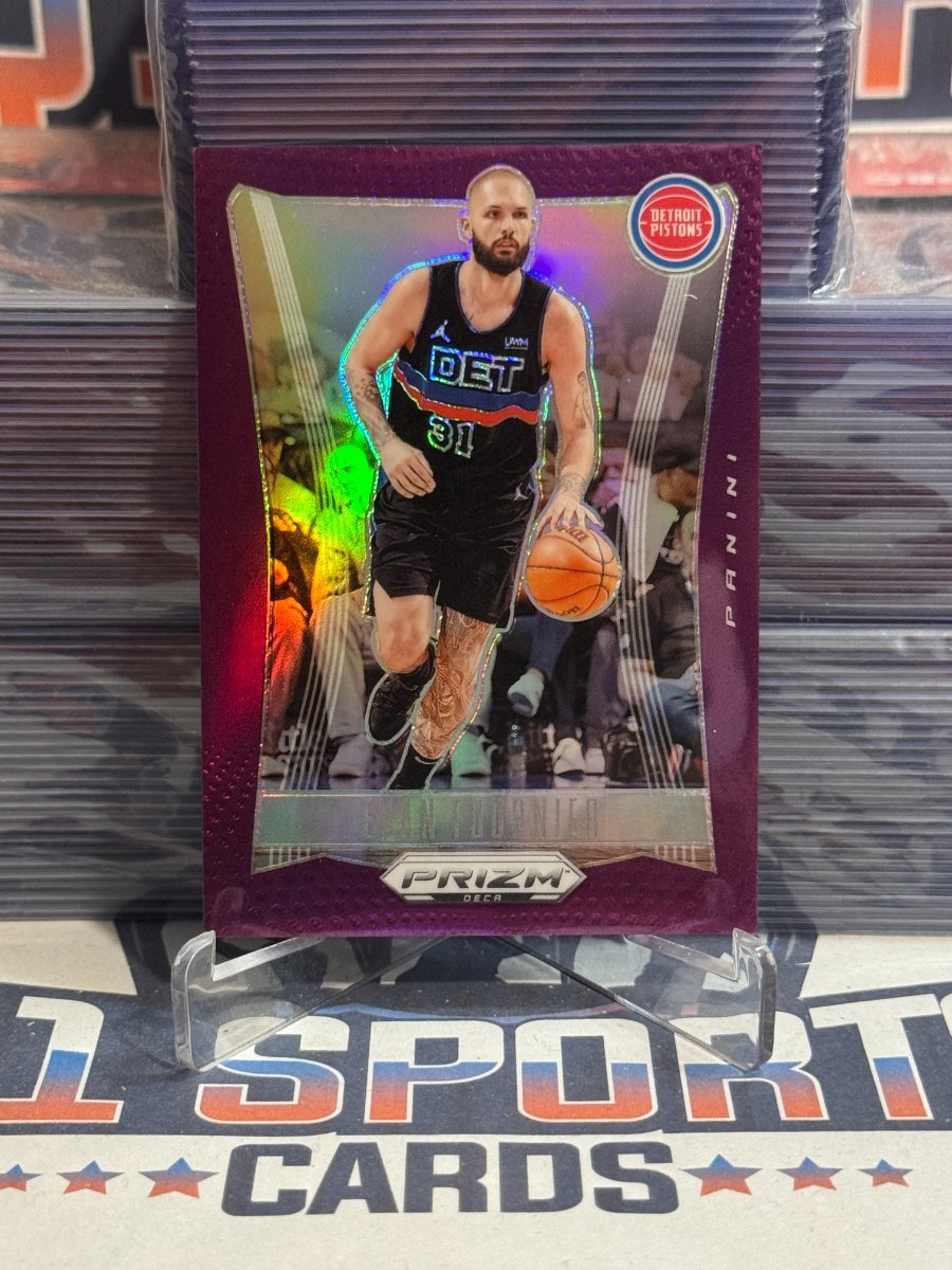 2024 Panini Prizm (Purple Prizm 71/99) Evan Fournier 27
