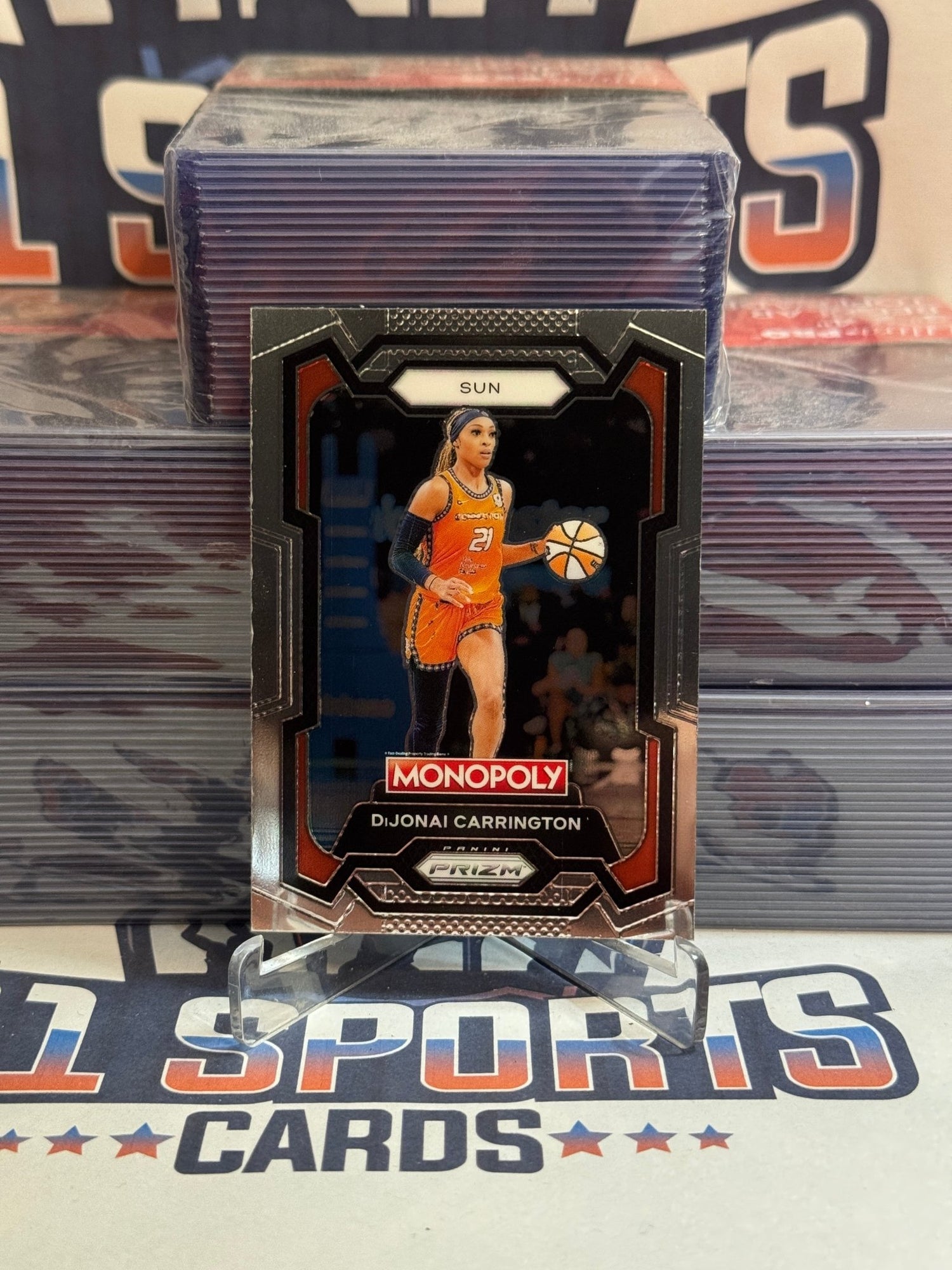 2024 Panini Prizm WNBA (Monopoly) DiJonai Carrington #17