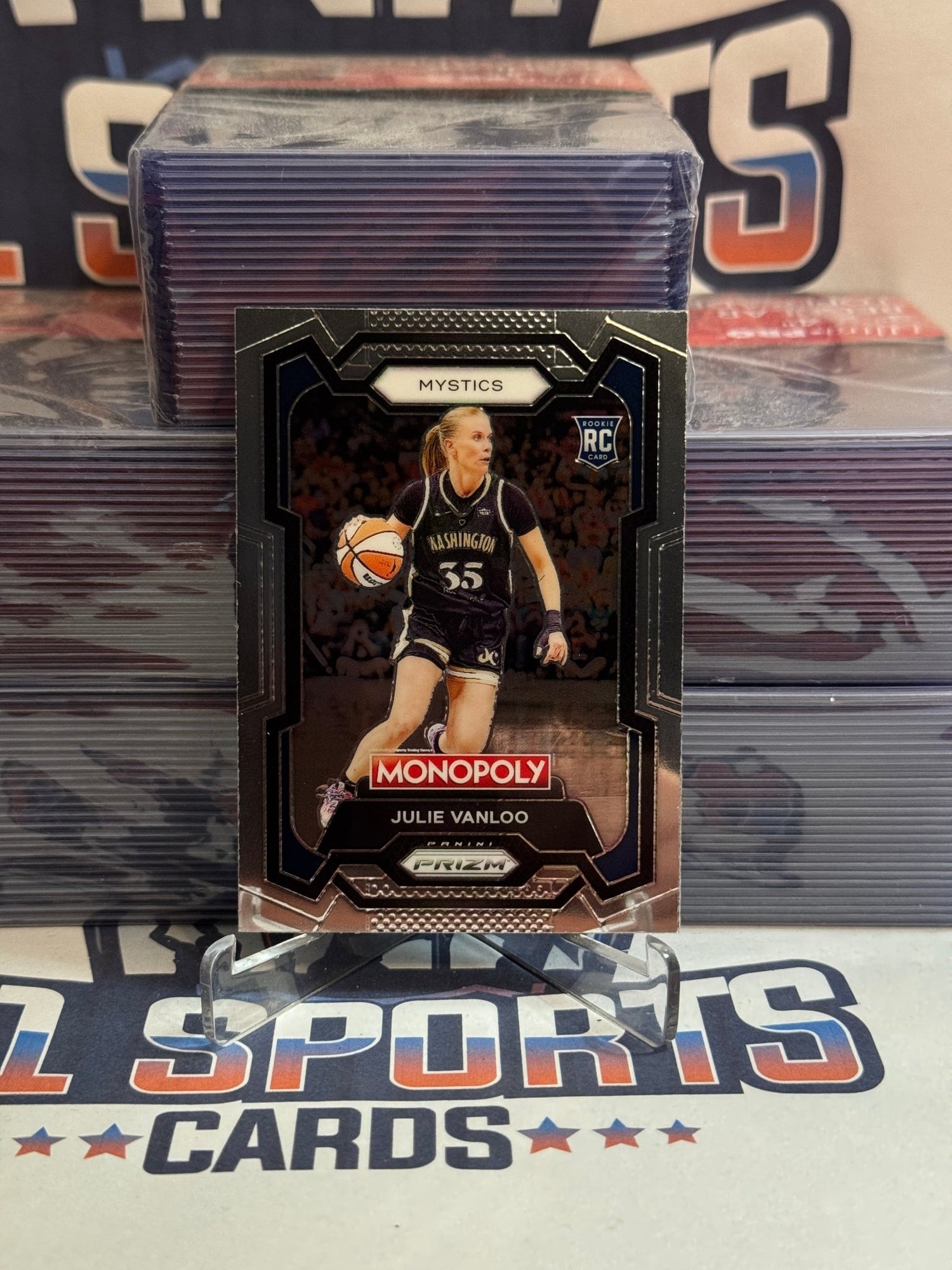 2024 Panini Prizm WNBA (Monopoly) Julie Vanloo Rookie #34