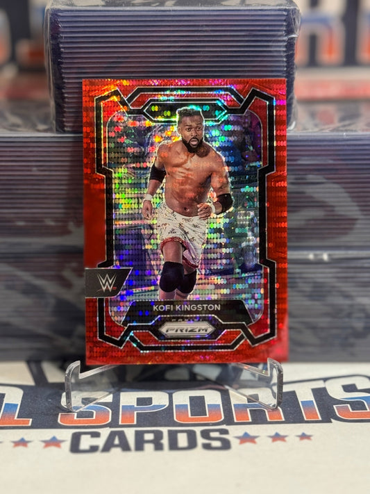 2024 Panini Prizm WWE (Red Pulsar Prizm 71/399) Kofi Kingston 147