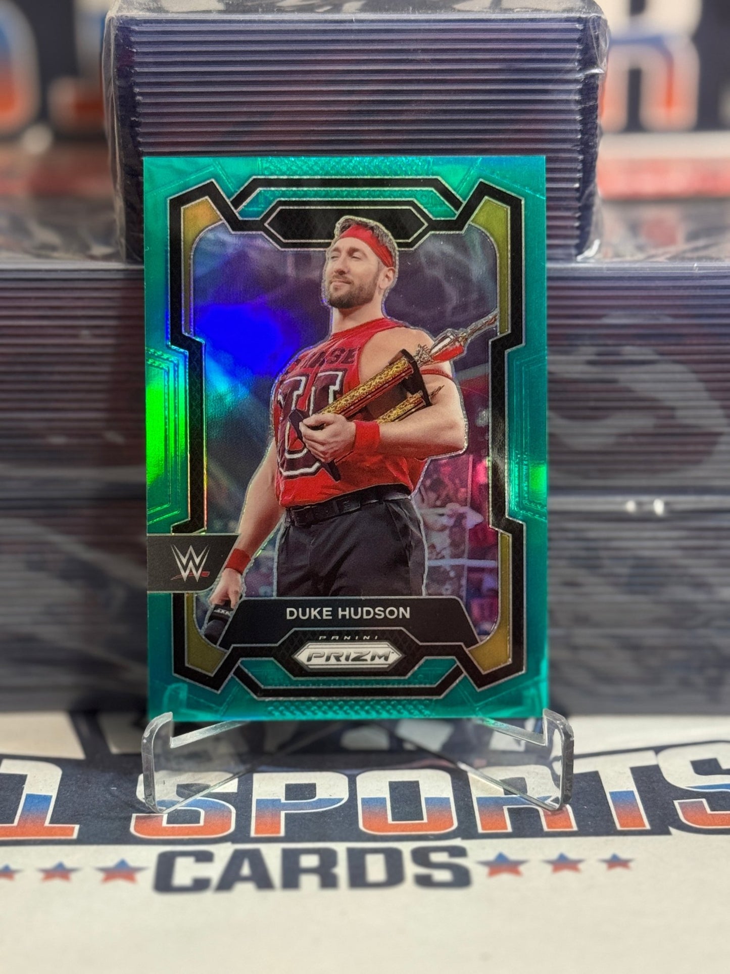 2024 Panini Prizm WWE (Teal Prizm 40/49) Duke Hudson 182