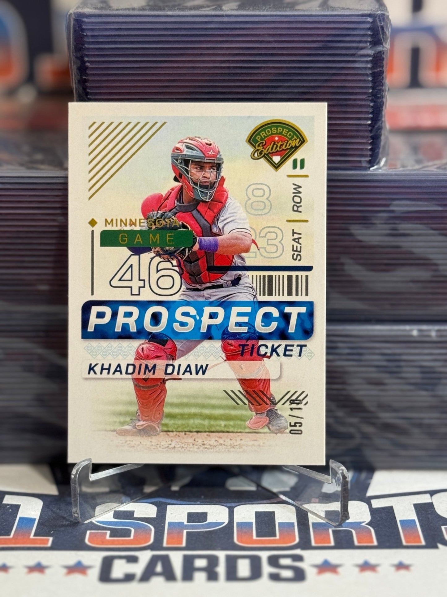2024 Panini Prospect Edition (Ticket 5/10) Khadim Diaw 20