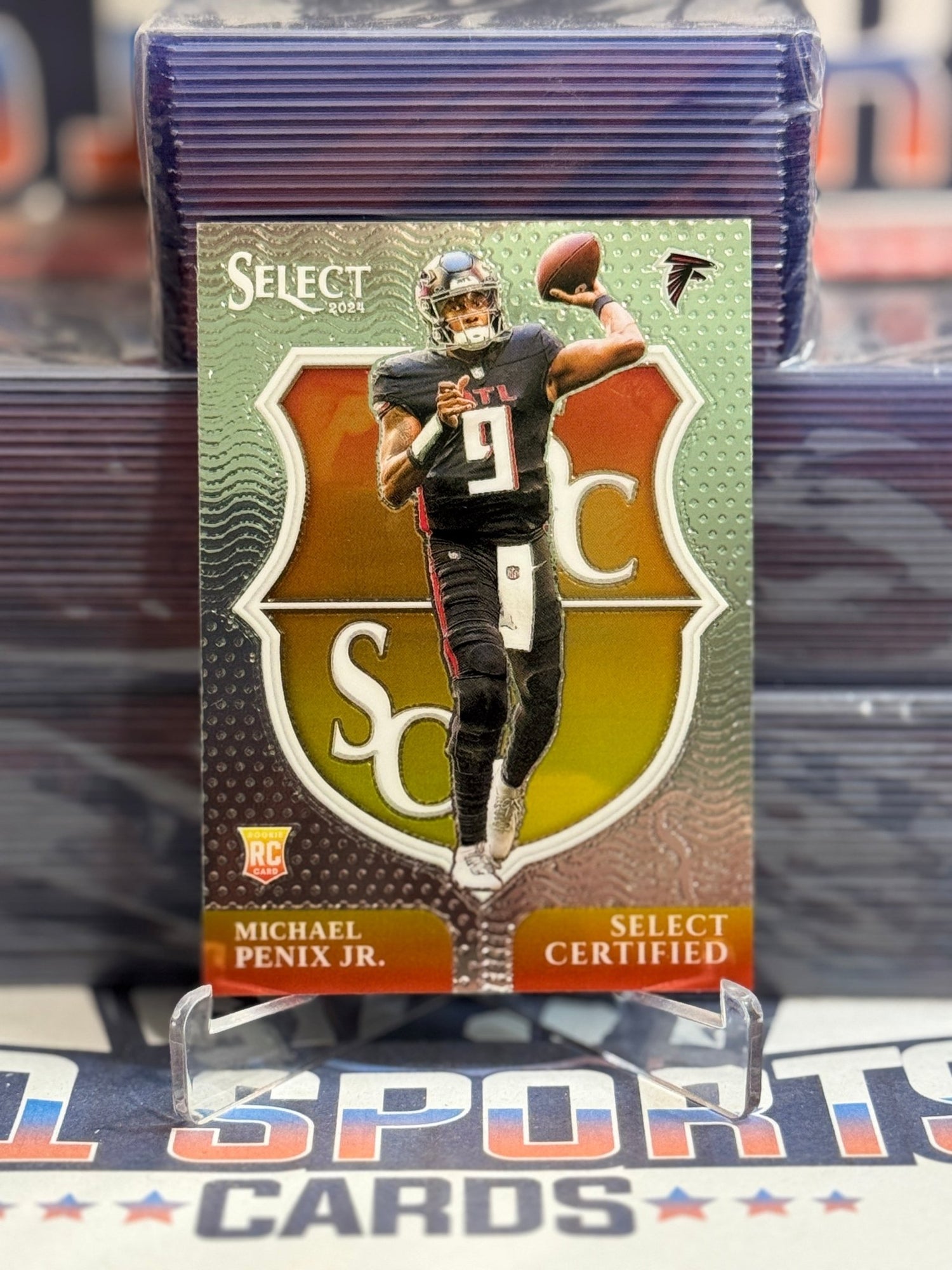 2024 Panini Select (Certified) Michael Penix Jr. Rookie 9