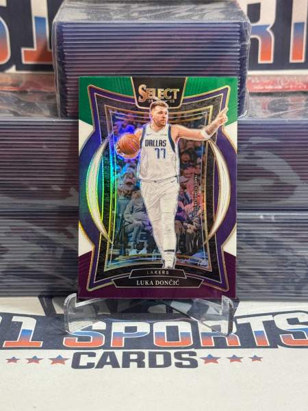 2024 Panini Select (Green White Purple Prizm) Luka Doncic 56