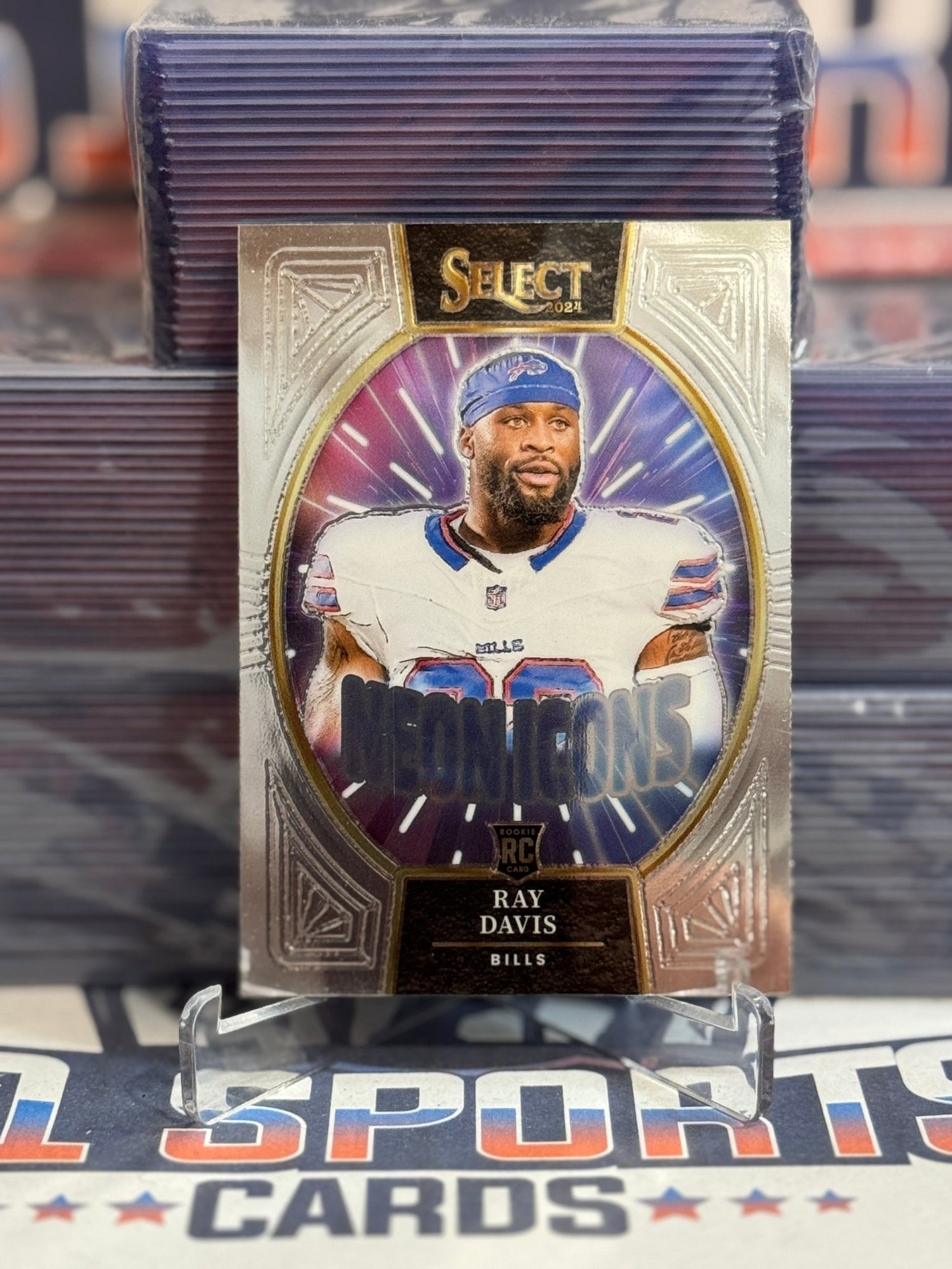 2024 Panini Select (Neon Icons) Ray Davis Rookie 19