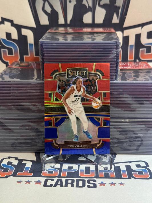 2024 Panini Select (Red Blue Prizm 317/399) Tina Charles #83
