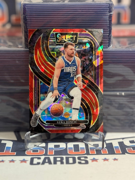 2024 Panini Select (Red Ice Prizm) Luka Doncic 141