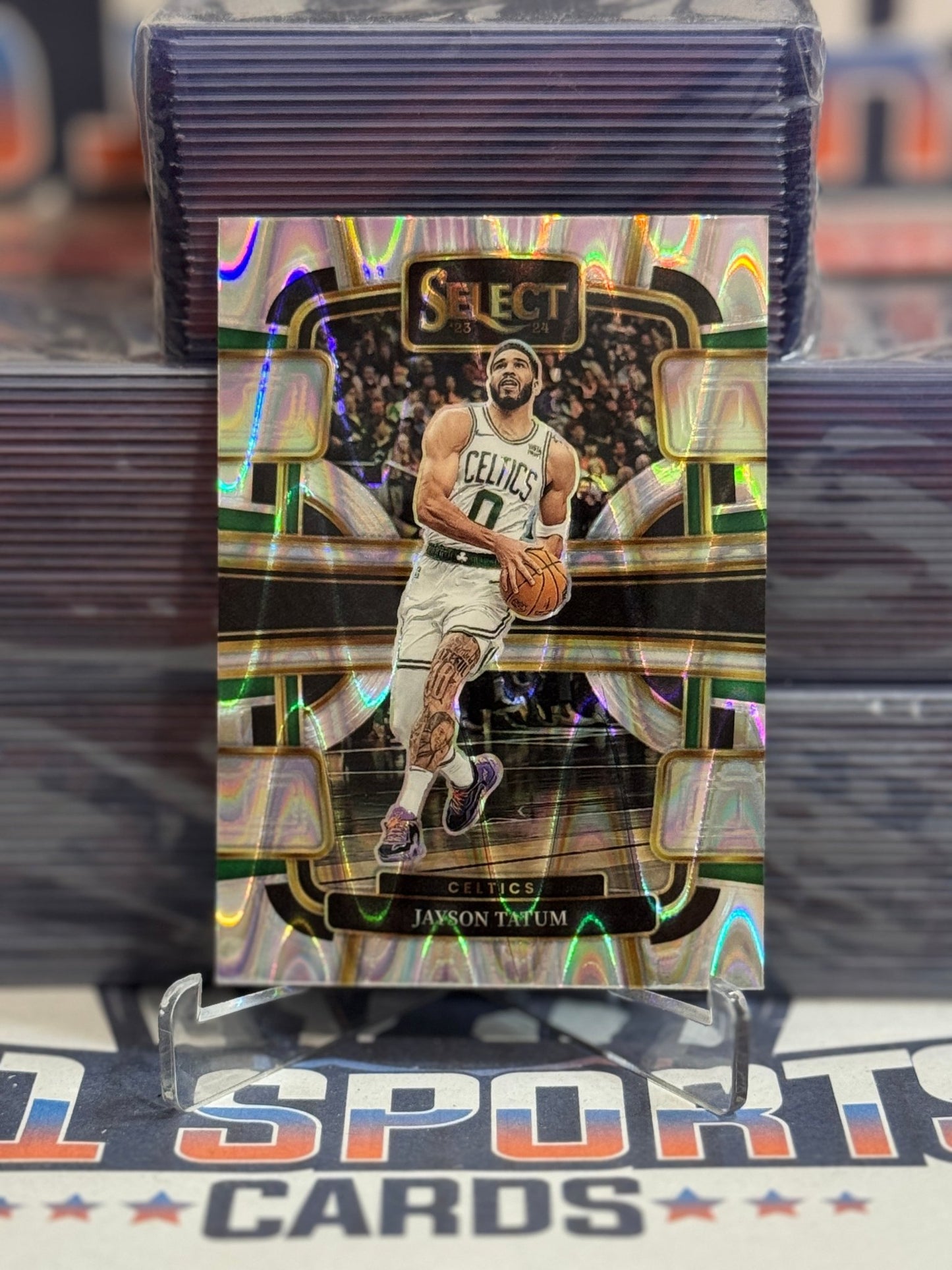 2024 Panini Select (Tectonic Silver Prizm) Jayson Tatum 45