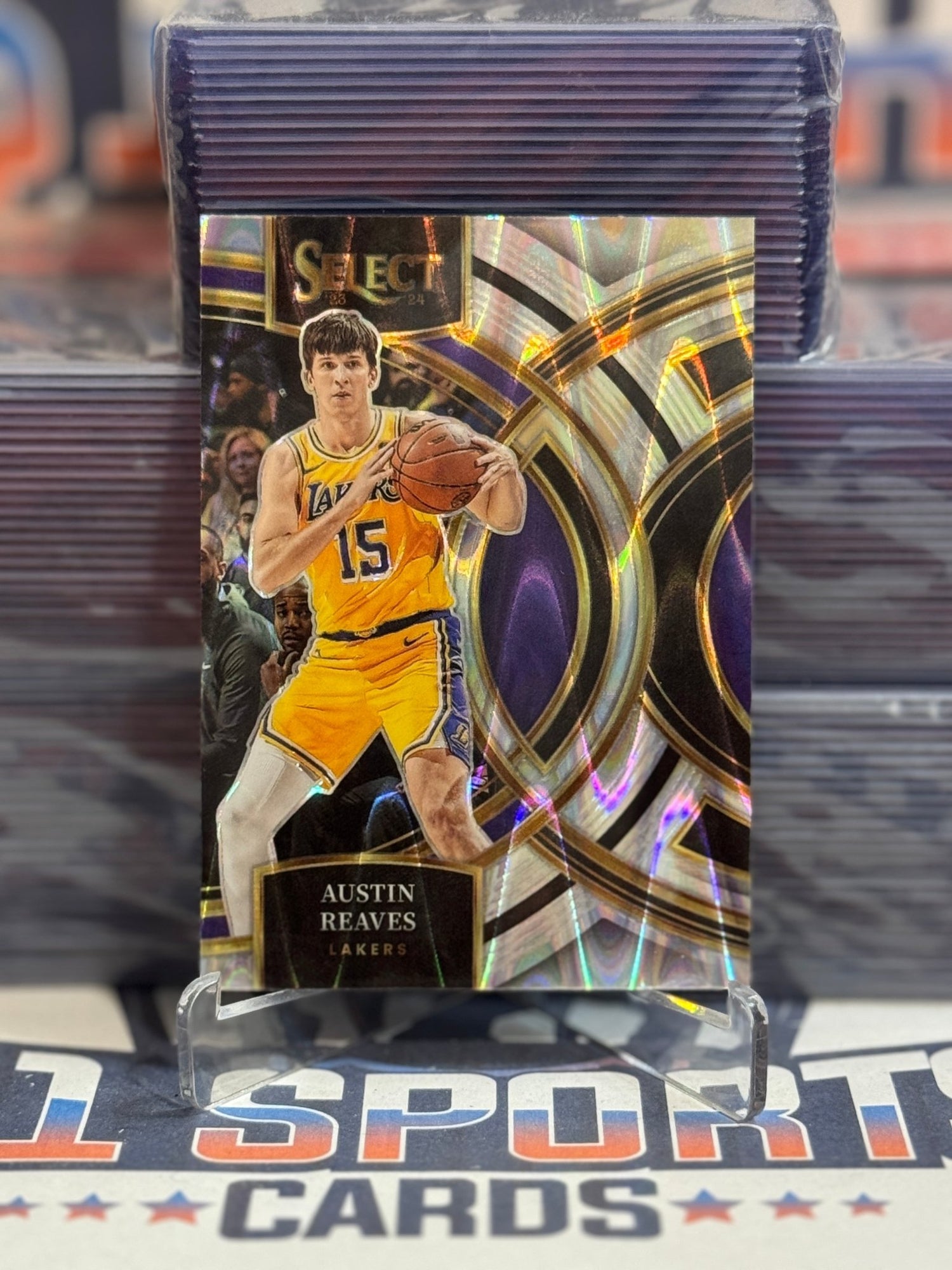 2024 Panini Select (Tectonic Silver Refractor) Austin Reaves 149