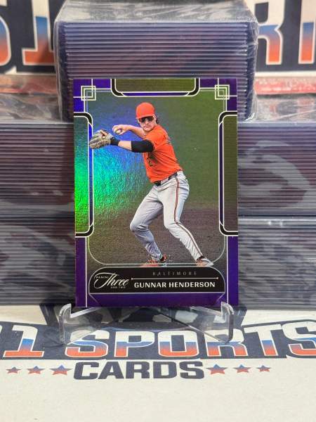 2024 Panini Three and Two (Purple 20/32) Gunnar Henderson 38