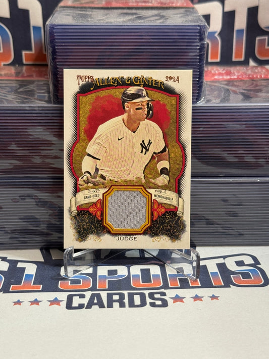 2024 Topps Allen & Ginter (Game Used Relic) Aaron Judge #AGR - AJ