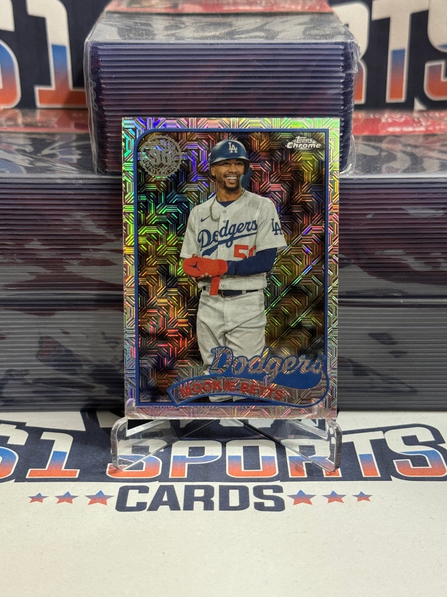 2024 Topps Chrome (1989 Silver Pack Redux) Mookie Betts #T89C - 96