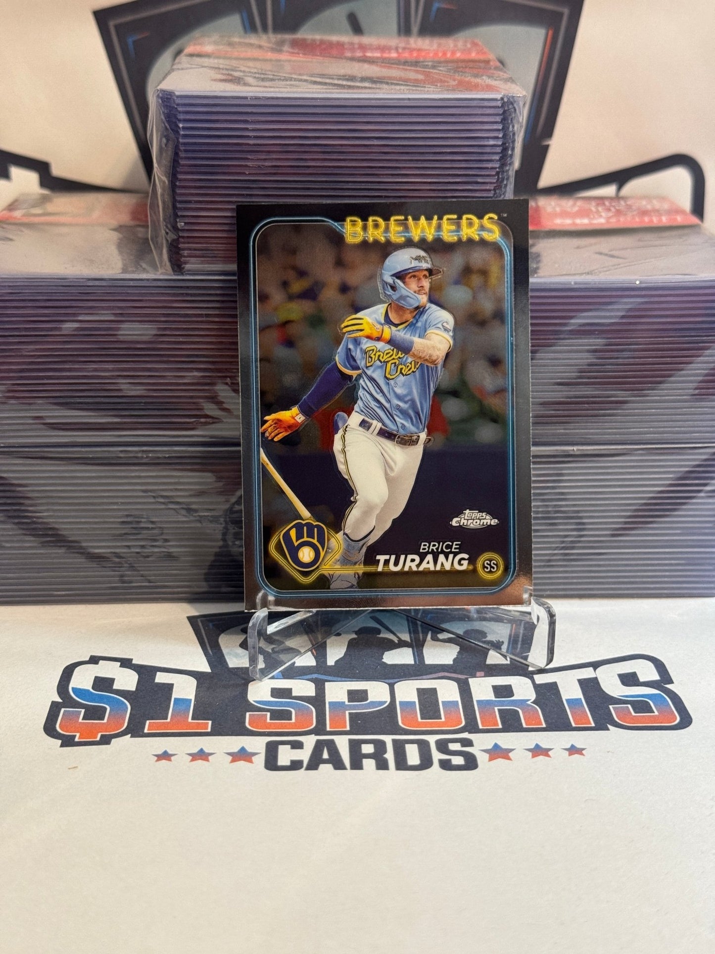 2024 Topps Chrome (2nd Year) Brice Turang #272