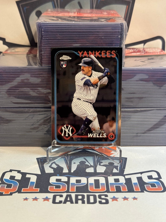2024 Topps Chrome Austin Wells Rookie #281