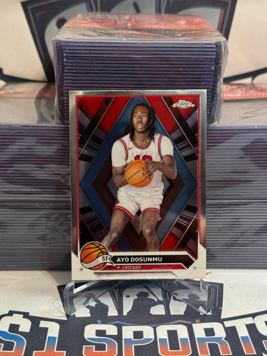 2024 Topps Chrome Ayo Dosunmu #156