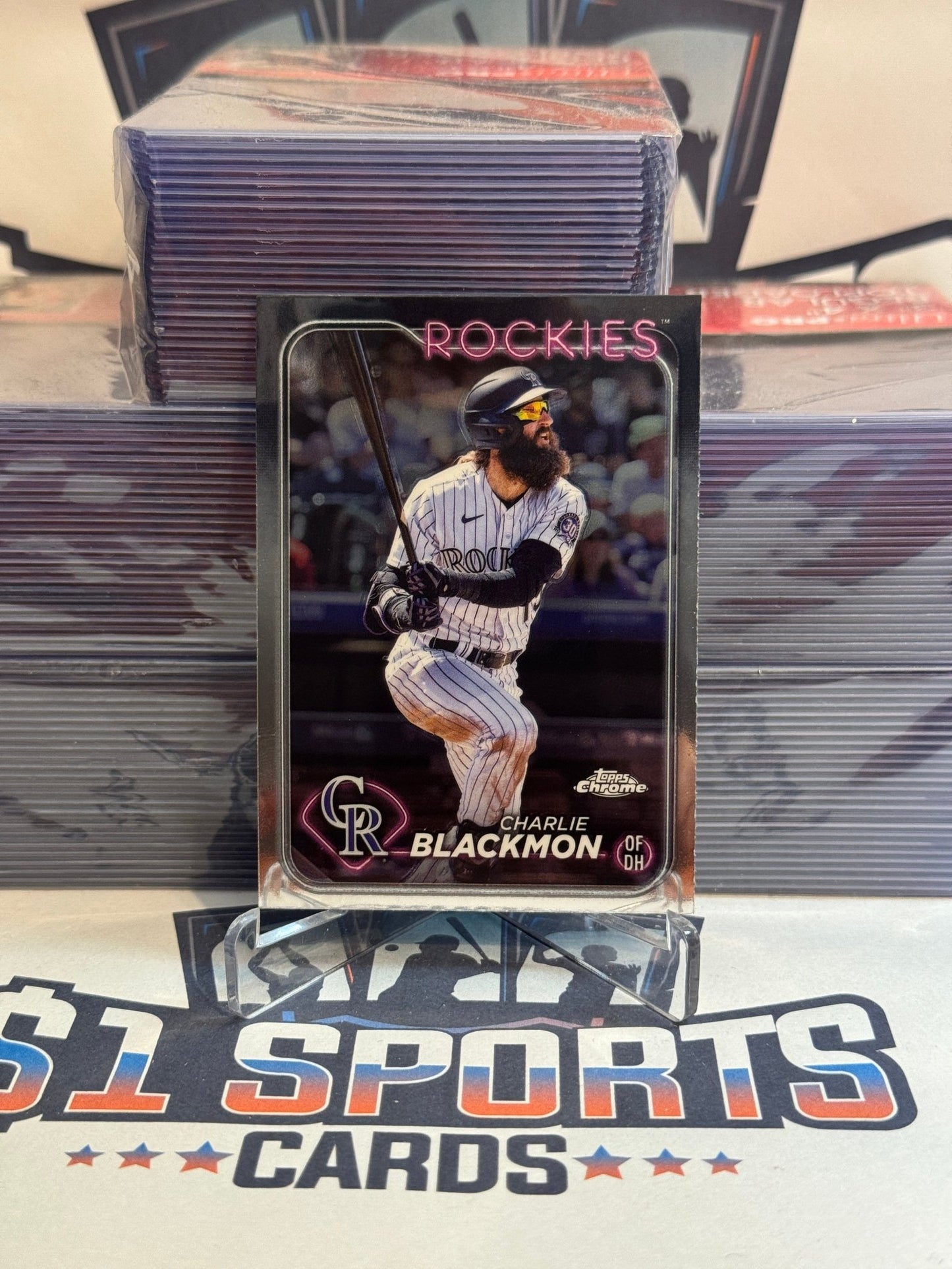 2024 Topps Chrome Charlie Blackmon #157