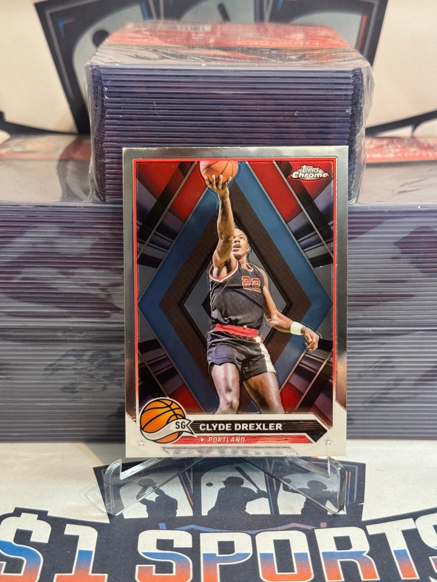 2024 Topps Chrome Clyde Drexler #72