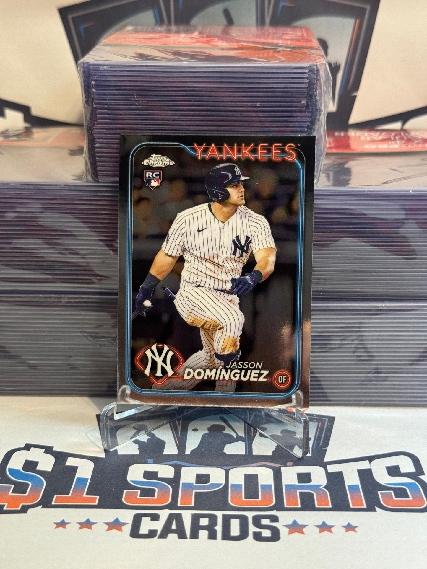 2024 Topps Chrome Jasson Dominguez Rookie #89
