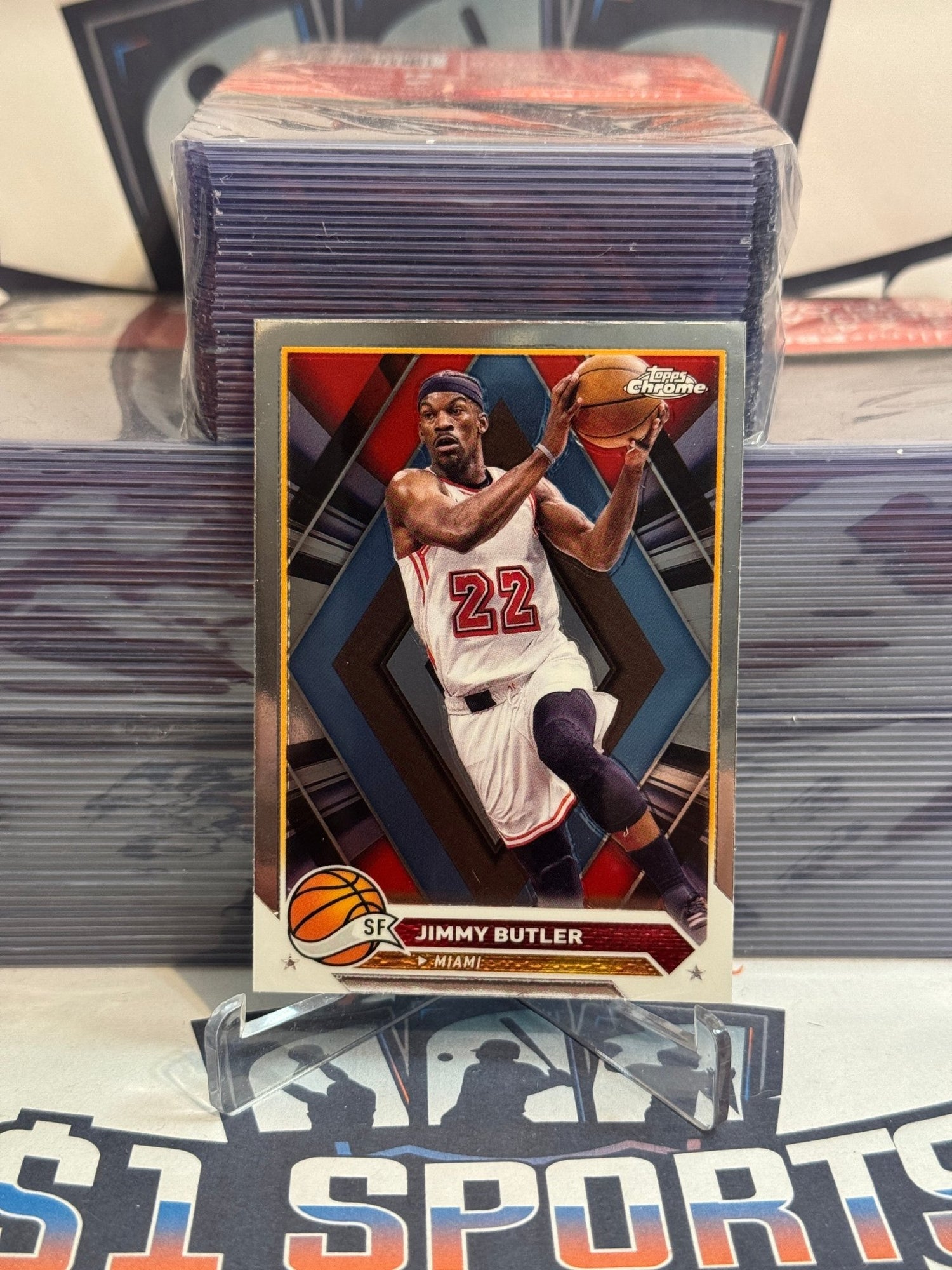 2024 Topps Chrome Jimmy Butler #21 – $1 Sports Cards, image size:1500x2000