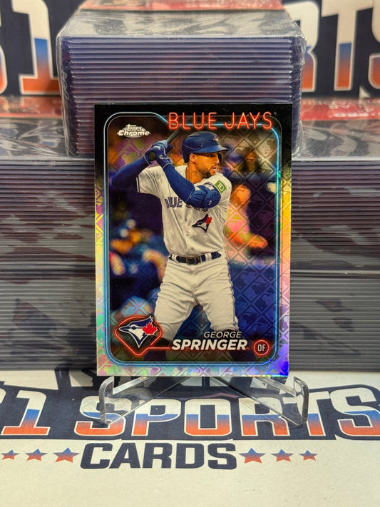 2024 Topps Chrome (Logofractor) George Springer #134