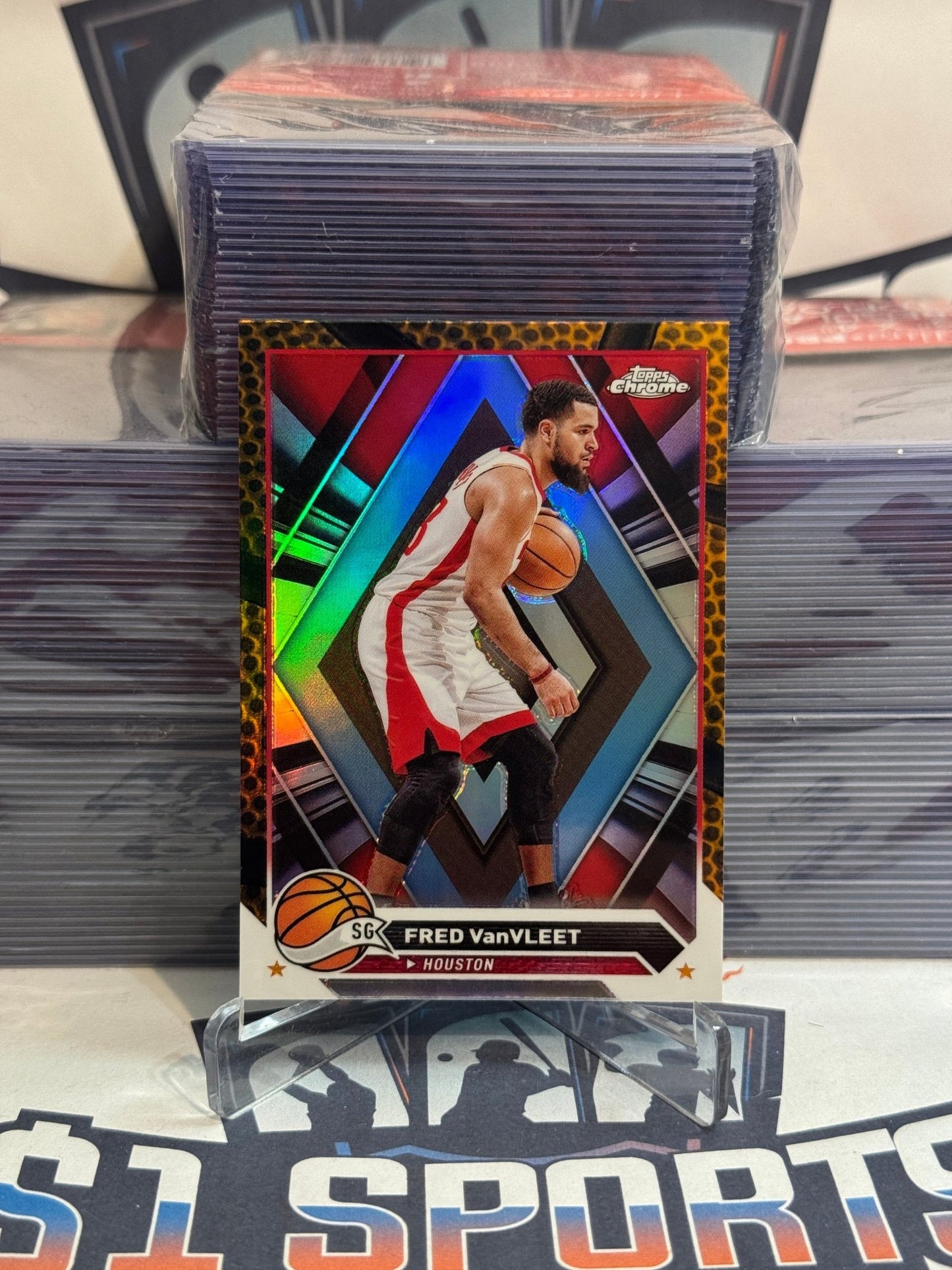 2024 Topps Chrome (Orange Basketball Refractor) Fred VanVleet #126