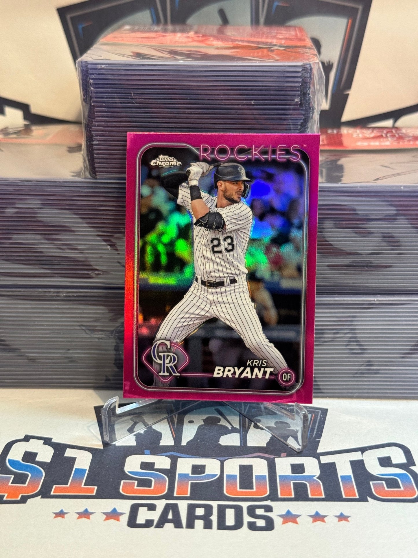 2024 Topps Chrome (Pink Refractor) Kris Bryant #179