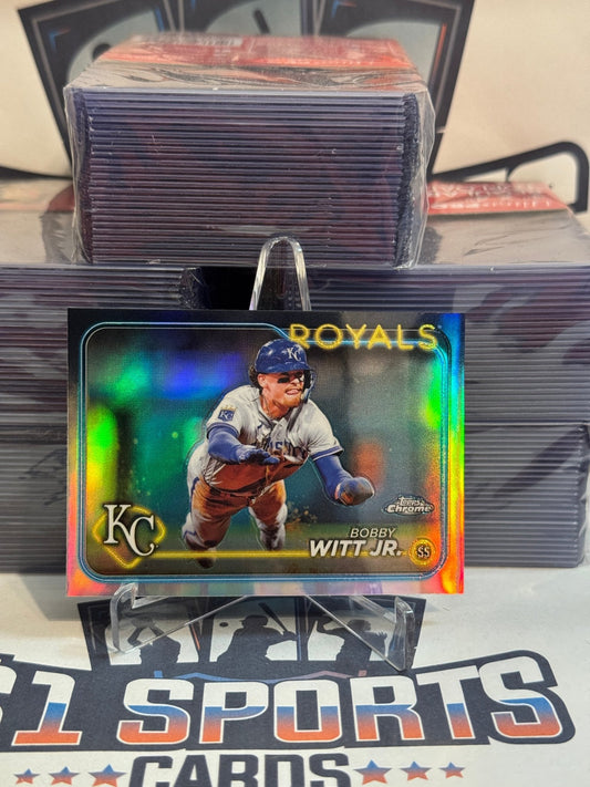 2024 Topps Chrome (Refractor) Bobby Witt Jr. #120