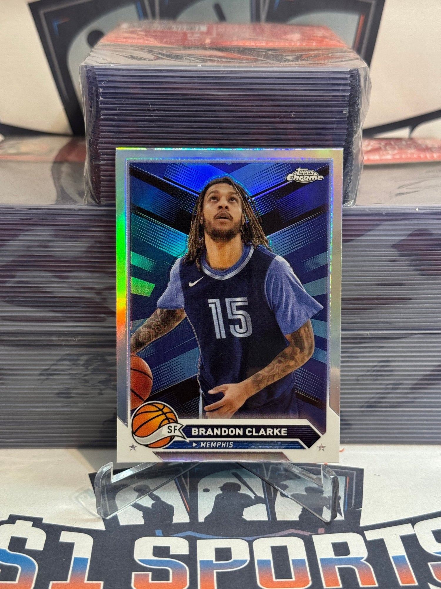 2024 Topps Chrome (Refractor) Brandon Clarke #142