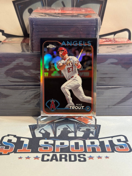 2024 Topps Chrome (Refractor) Mike Trout #200