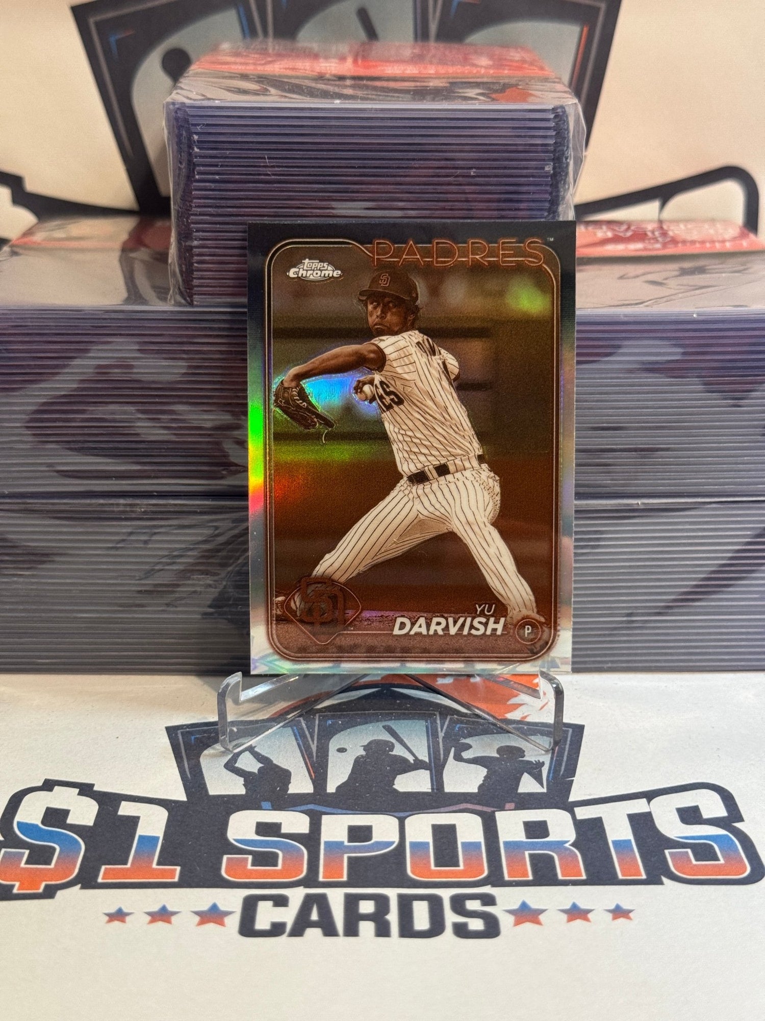 2024 Topps Chrome (Sepia Refractor) Yu Darvish #237