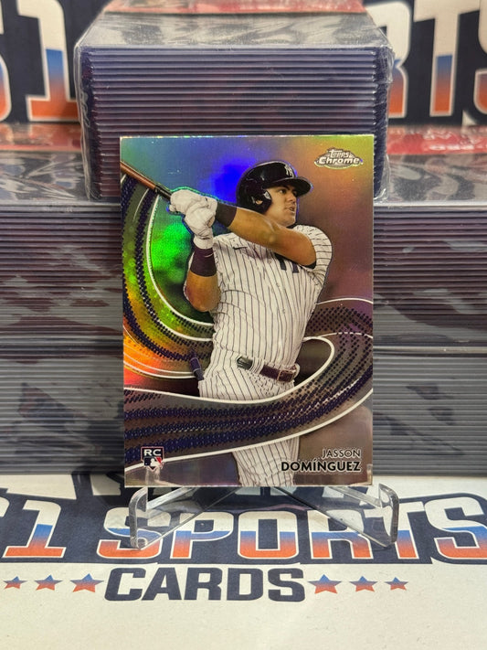 2024 Topps Chrome (Strokes) Jasson Dominguez Rookie #S - 21