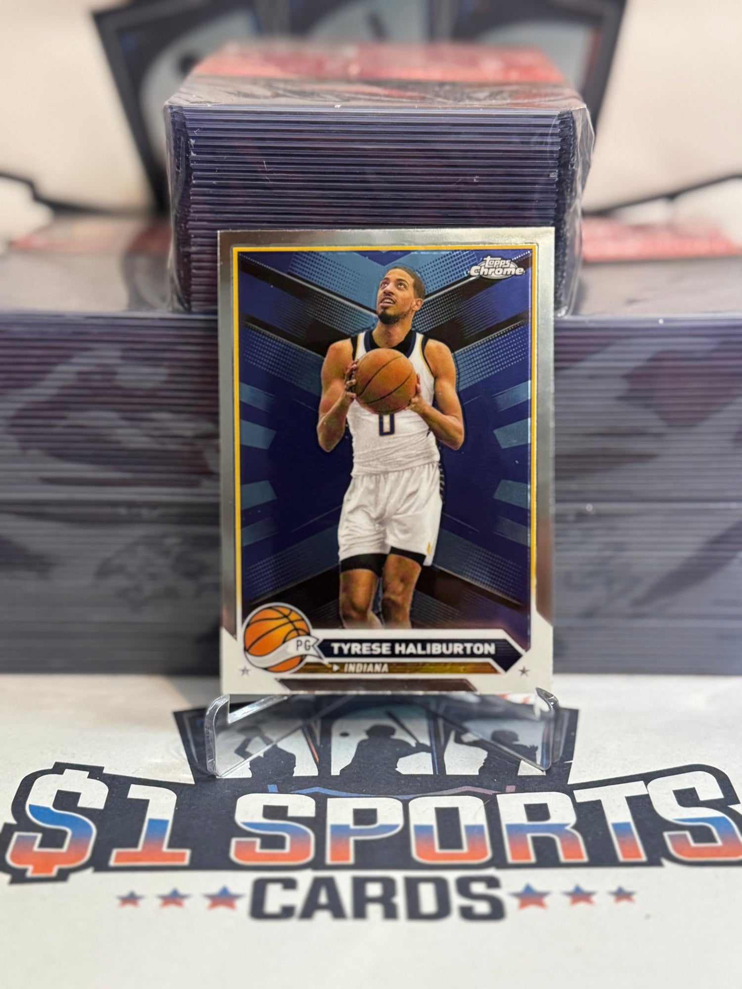 2024 Topps Chrome Tyrese Haliburton #4