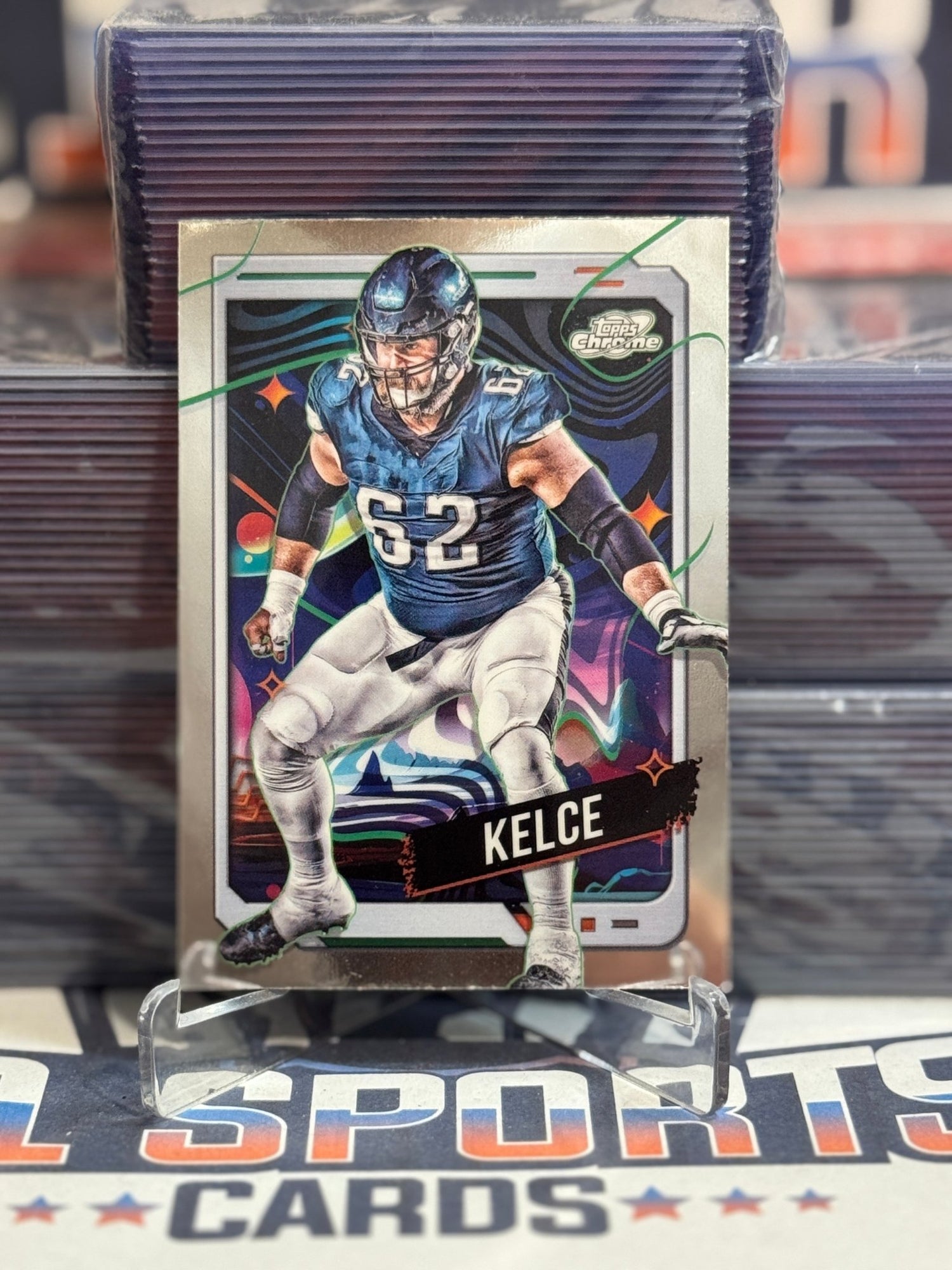 2024 Topps Cosmic Chrome Jason Kelce 80