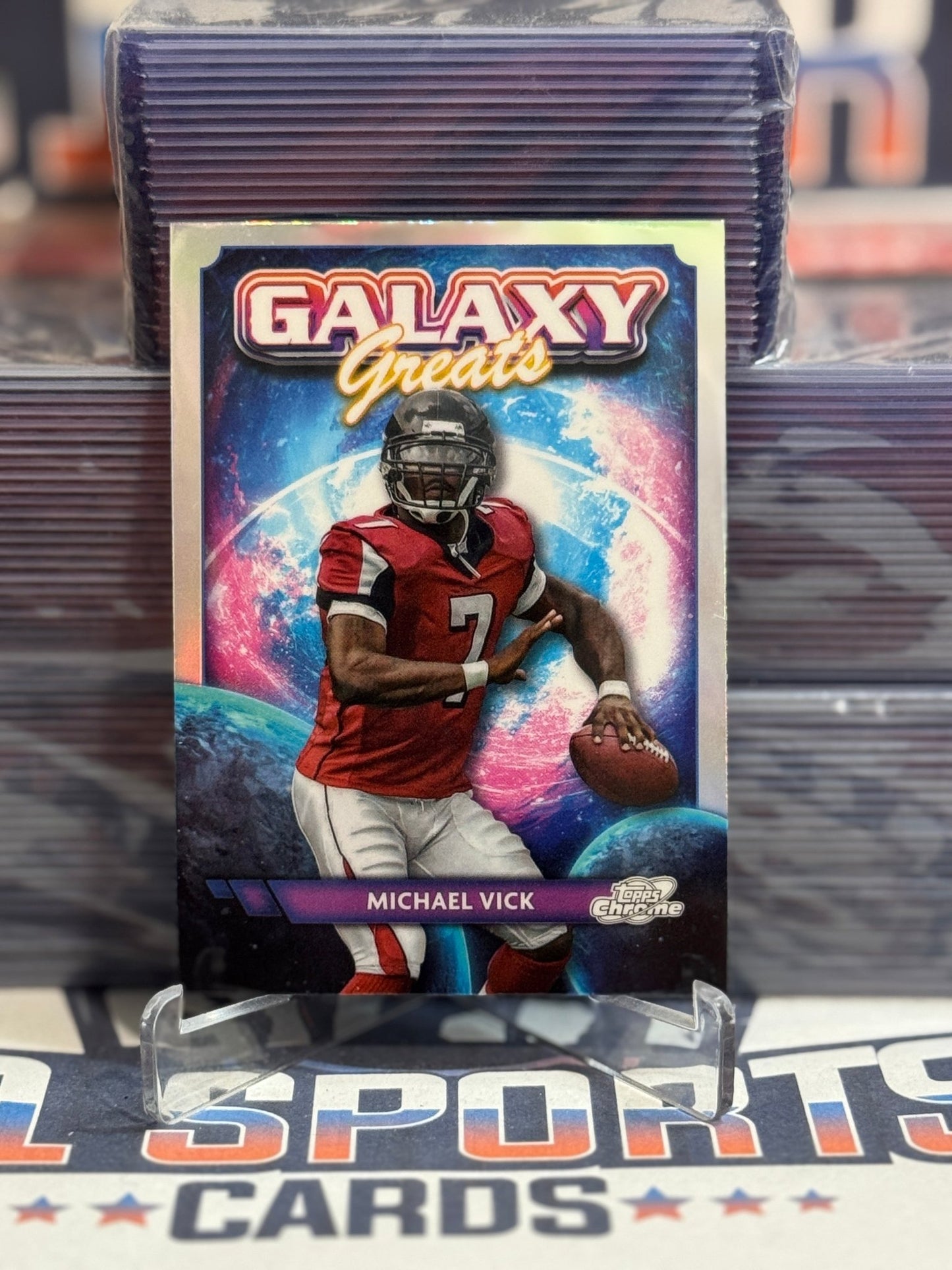 2024 Topps Cosmic Chrome (Refractor, Galaxy Greats) Michael Vick GG - 2