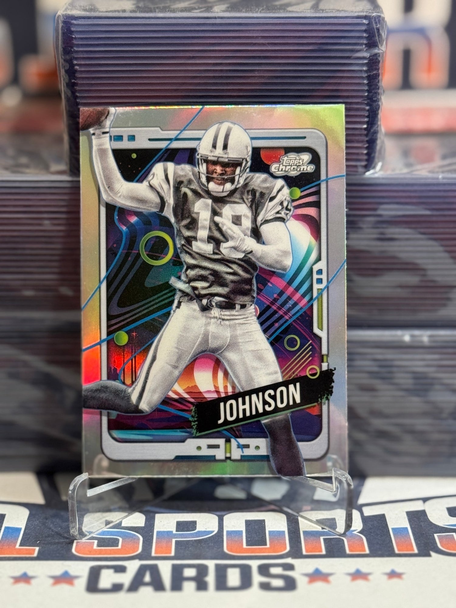2024 Topps Cosmic Chrome (Refractor) Keshawn Johnson 70