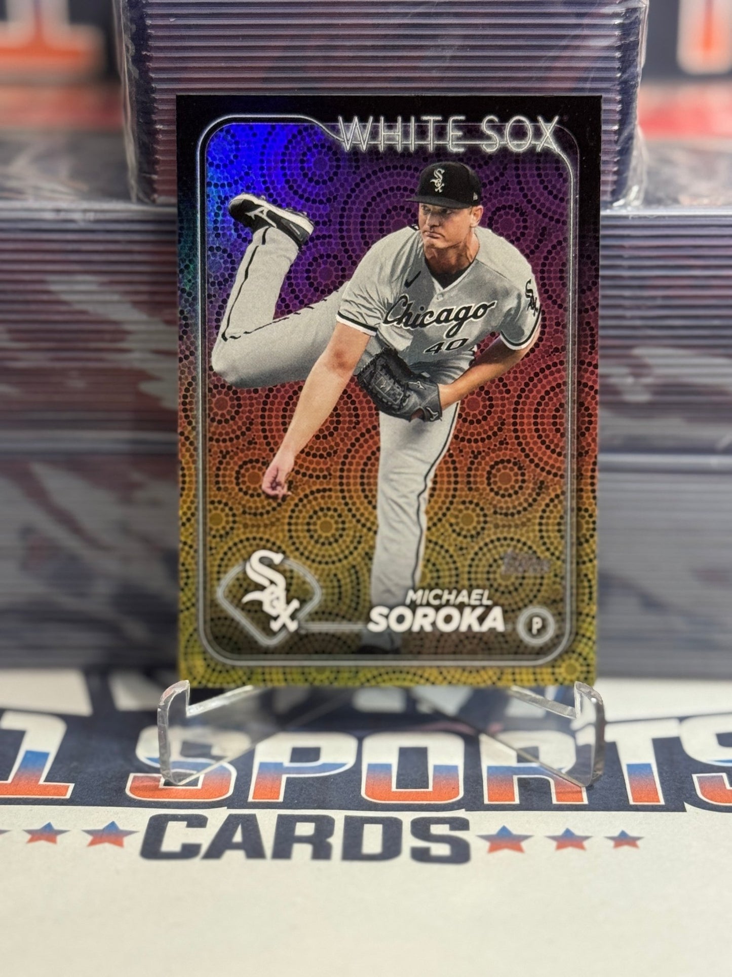 2024 Topps (Fireworks Foil) Mike Soroka #367