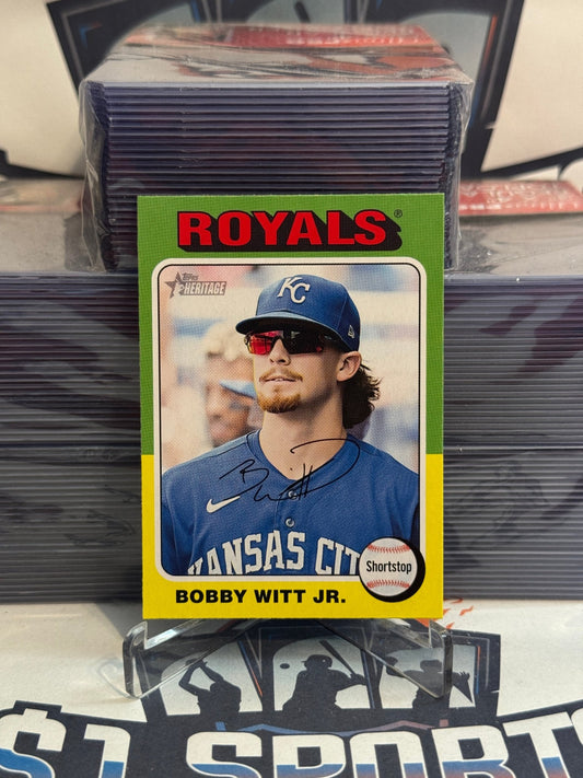 2024 Topps Heritage Bobby Witt Jr. #404