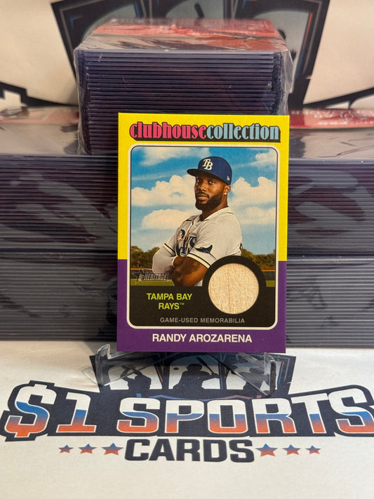 2024 Topps Heritage (Clubhouse Collection Relic) Randy Arozarena #CCR - RA