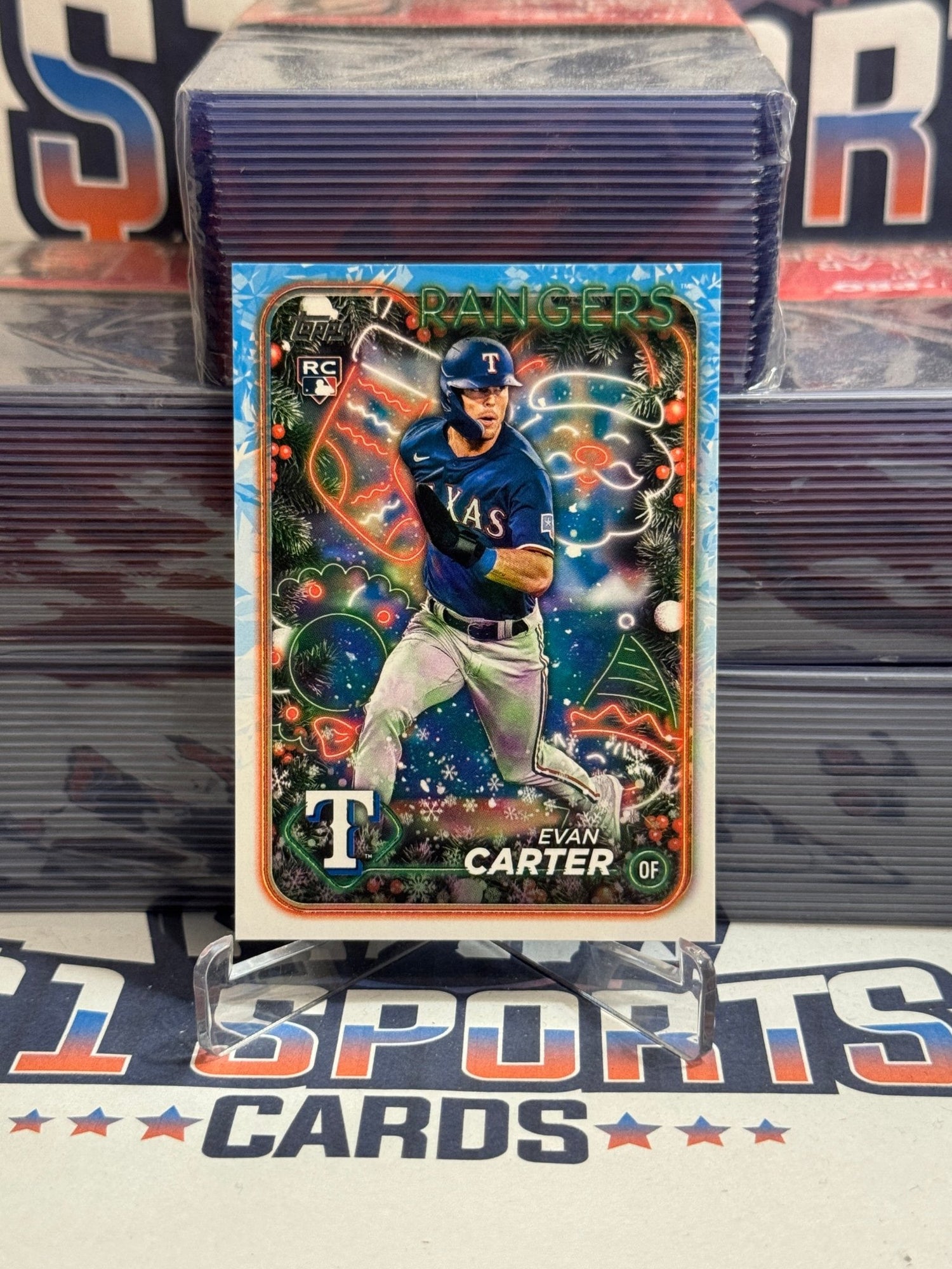 2024 Topps Holiday Evan Carter Rookie #H141