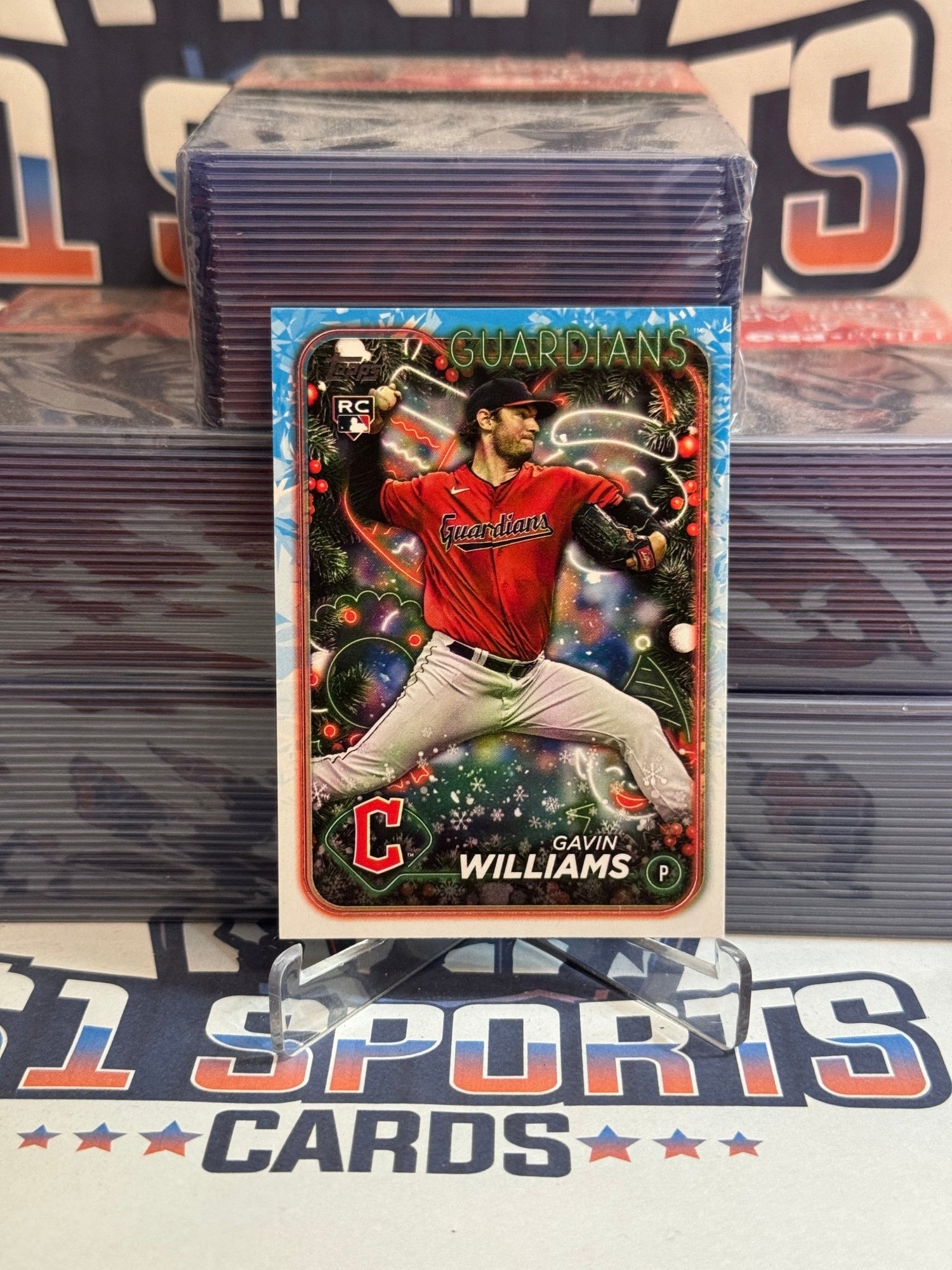 2024 Topps Holiday Gavin Williams Rookie #H173