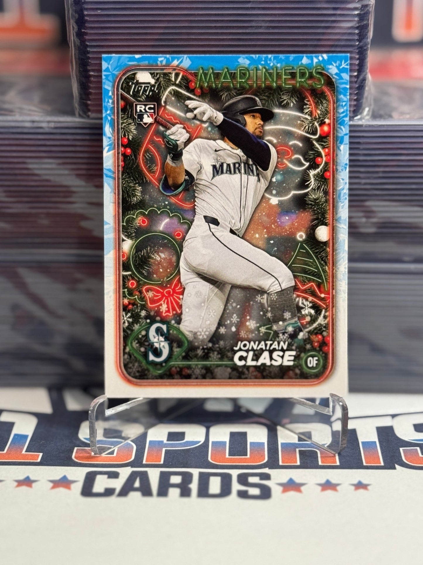 2024 Topps Holiday Jonathan Clase Rookie #H14